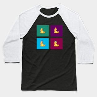 Cute Duck Pixel 01 Baseball T-Shirt